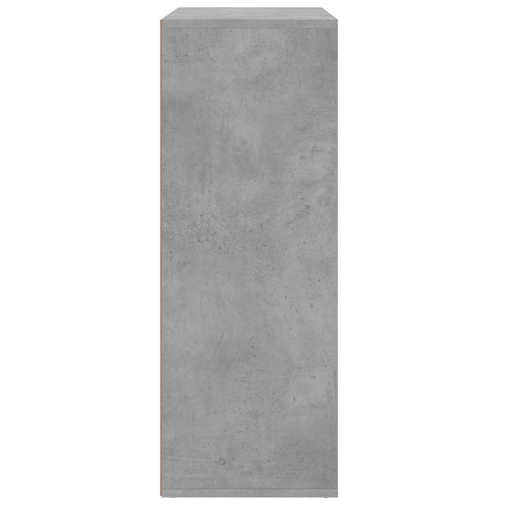 Komoda siva boja betona 60x31x84 cm od konstruiranog drva