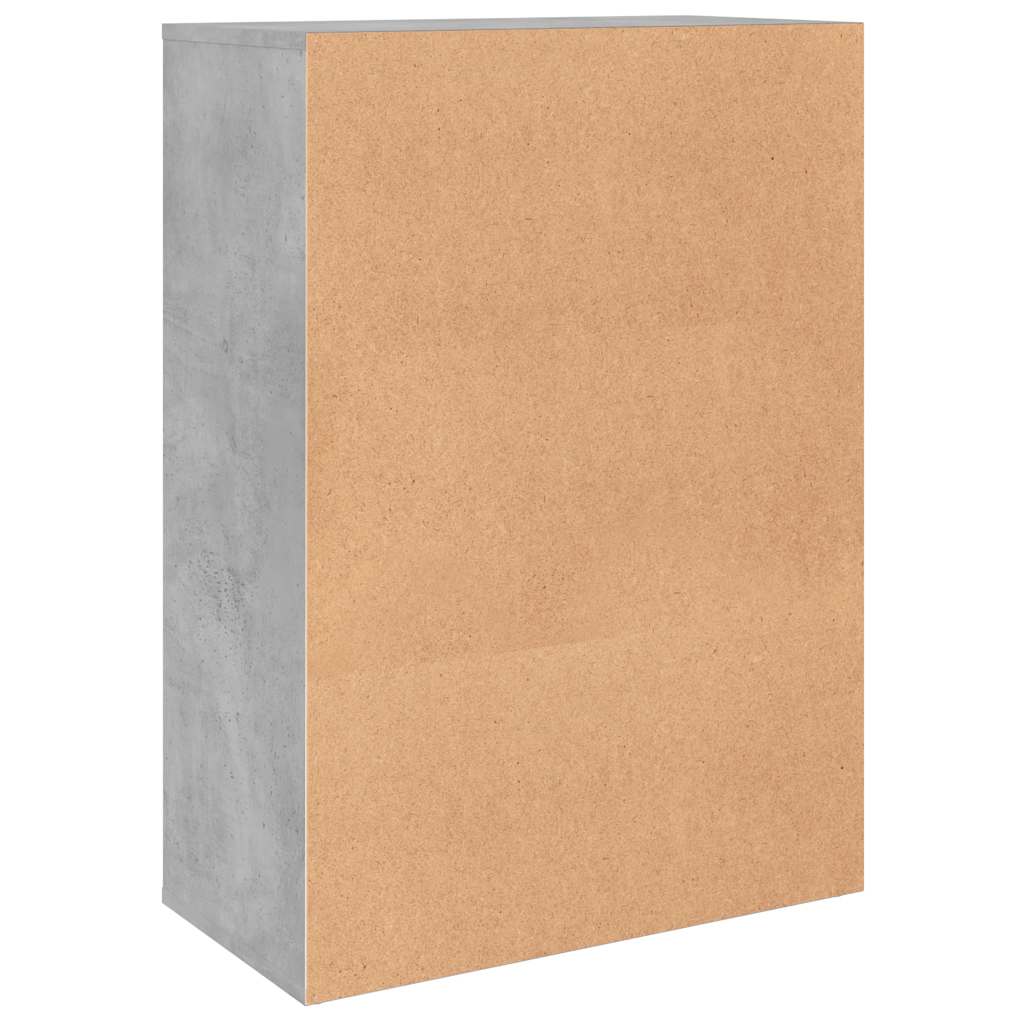 Komoda siva boja betona 60x31x84 cm od konstruiranog drva