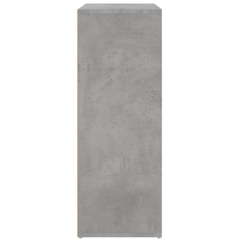 Komoda siva boja betona 60x31x84 cm od konstruiranog drva