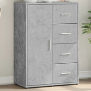 Komoda siva boja betona 60x31x84 cm od konstruiranog drva