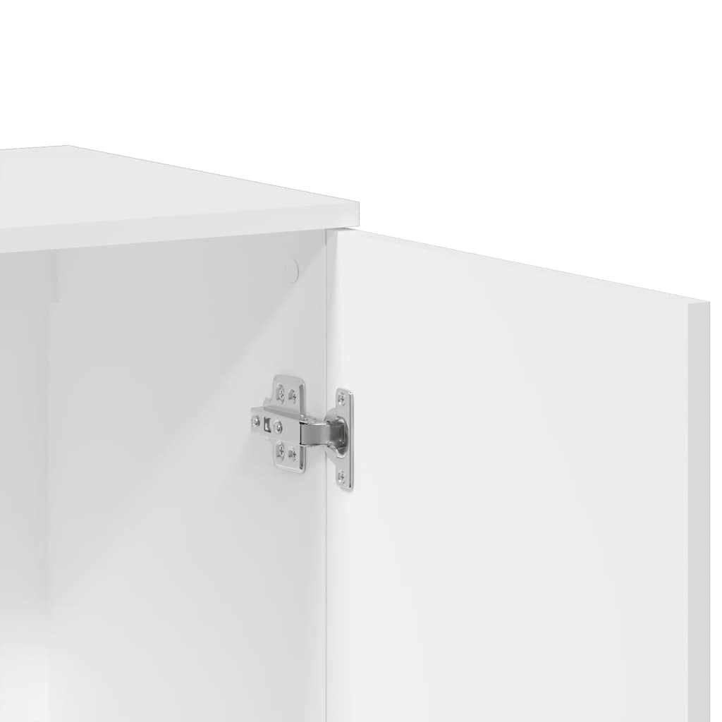 Komoda bijeli 79x38x80 cm od konstruiranog drva