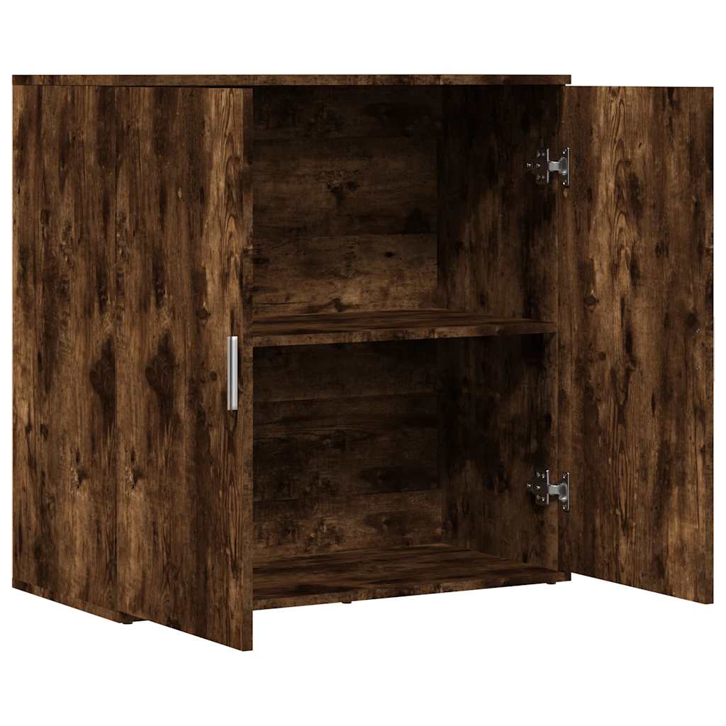 Komoda boja dimljenog hrasta 79x38x80 cm konstruirano drvo