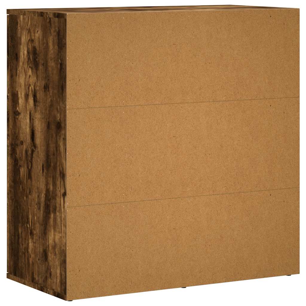 Komoda boja dimljenog hrasta 79x38x80 cm konstruirano drvo