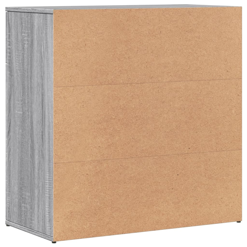 Komoda boja hrasta sonome 79x38x80 cm od konstruiranog drva