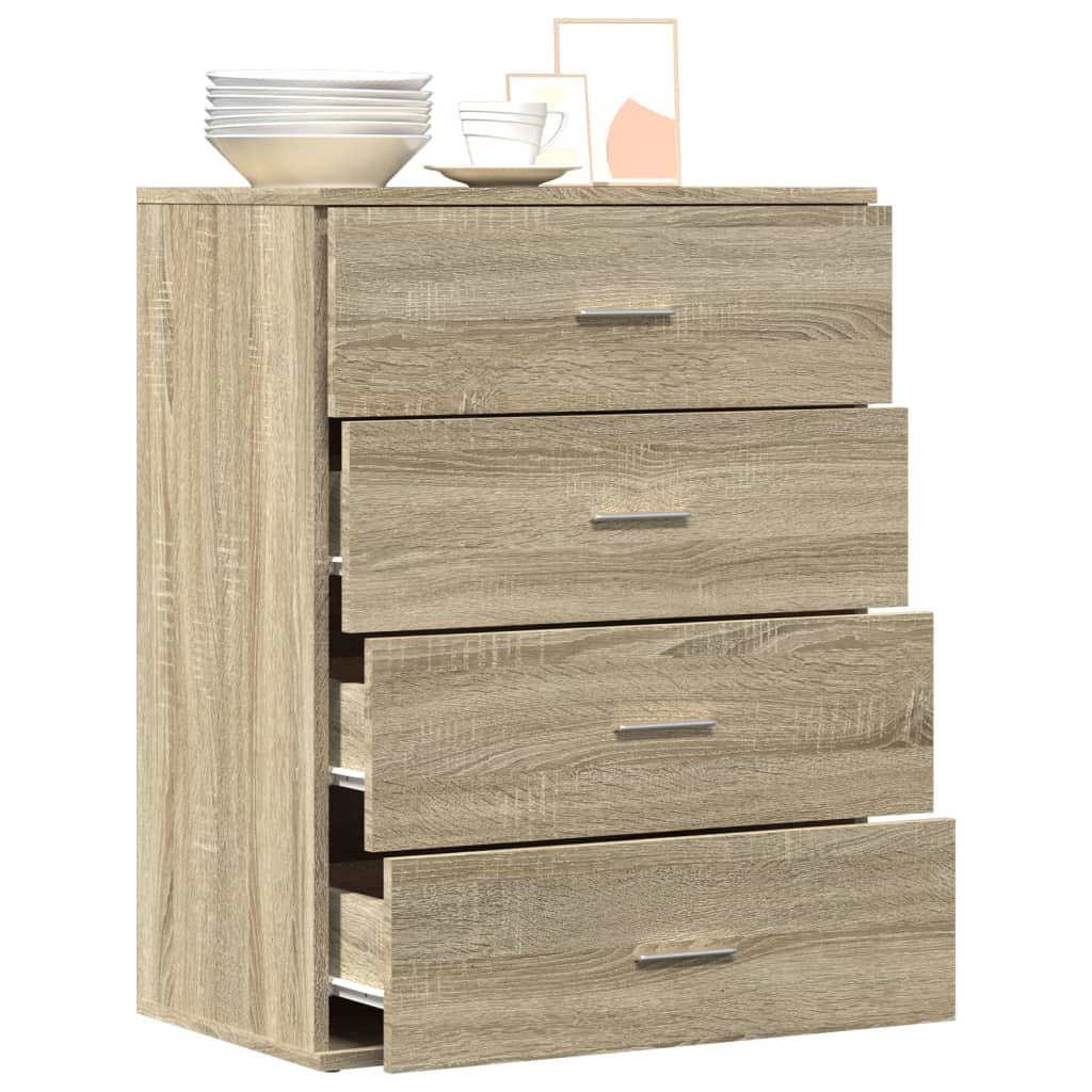 Komoda boja hrasta sonome 60x39x80 cm od konstruiranog drva