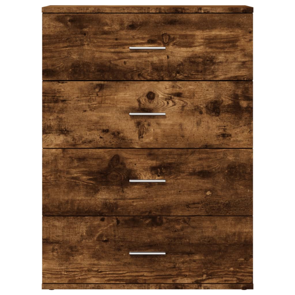 Komoda boja dimljenog hrasta 60x39x80 cm konstruirano drvo