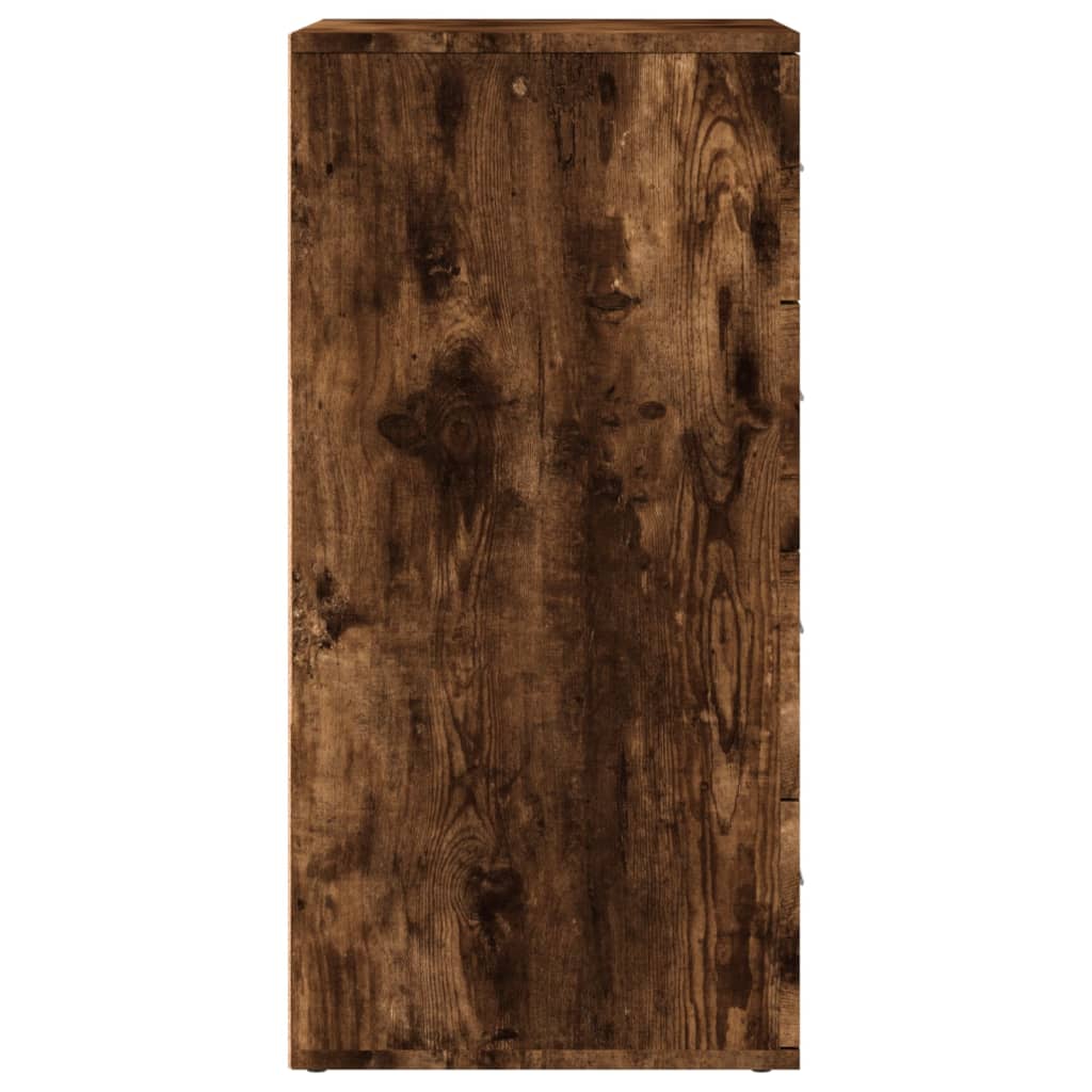 Komoda boja dimljenog hrasta 60x39x80 cm konstruirano drvo