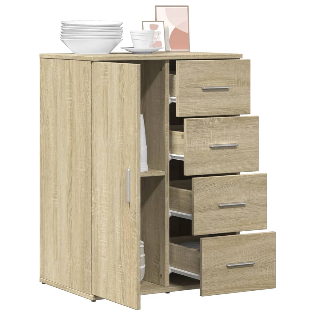 Komoda sonoma hrast 59x39x80 cm od konstruiranog drva