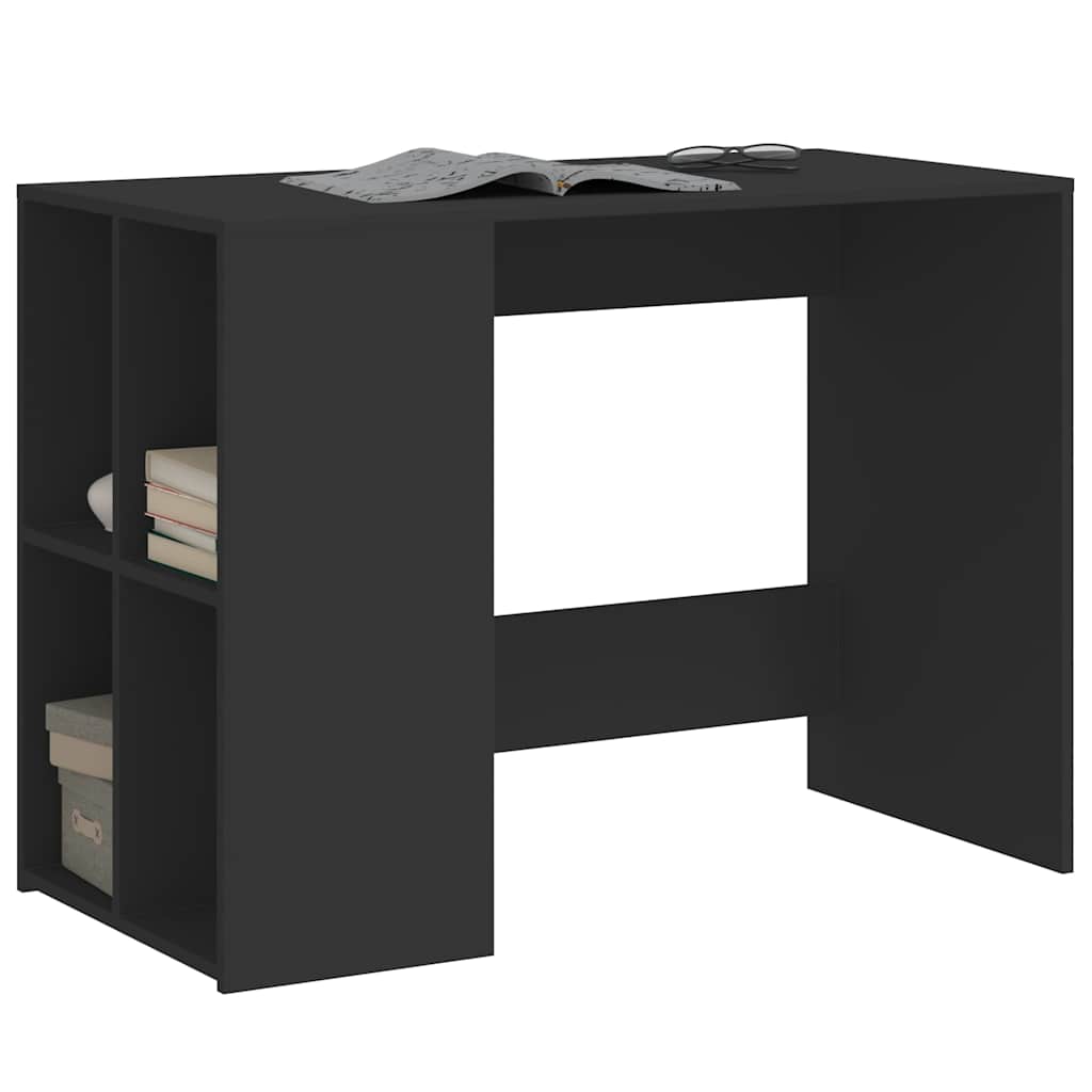 Radni stol crni 102 x 50 x 75 cm od konstruiranog drva