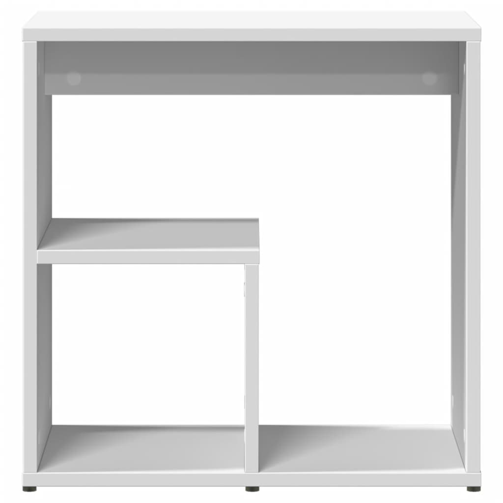 Bočni stolić bijeli 50 x 30 x 50 cm od konstruiranog drva