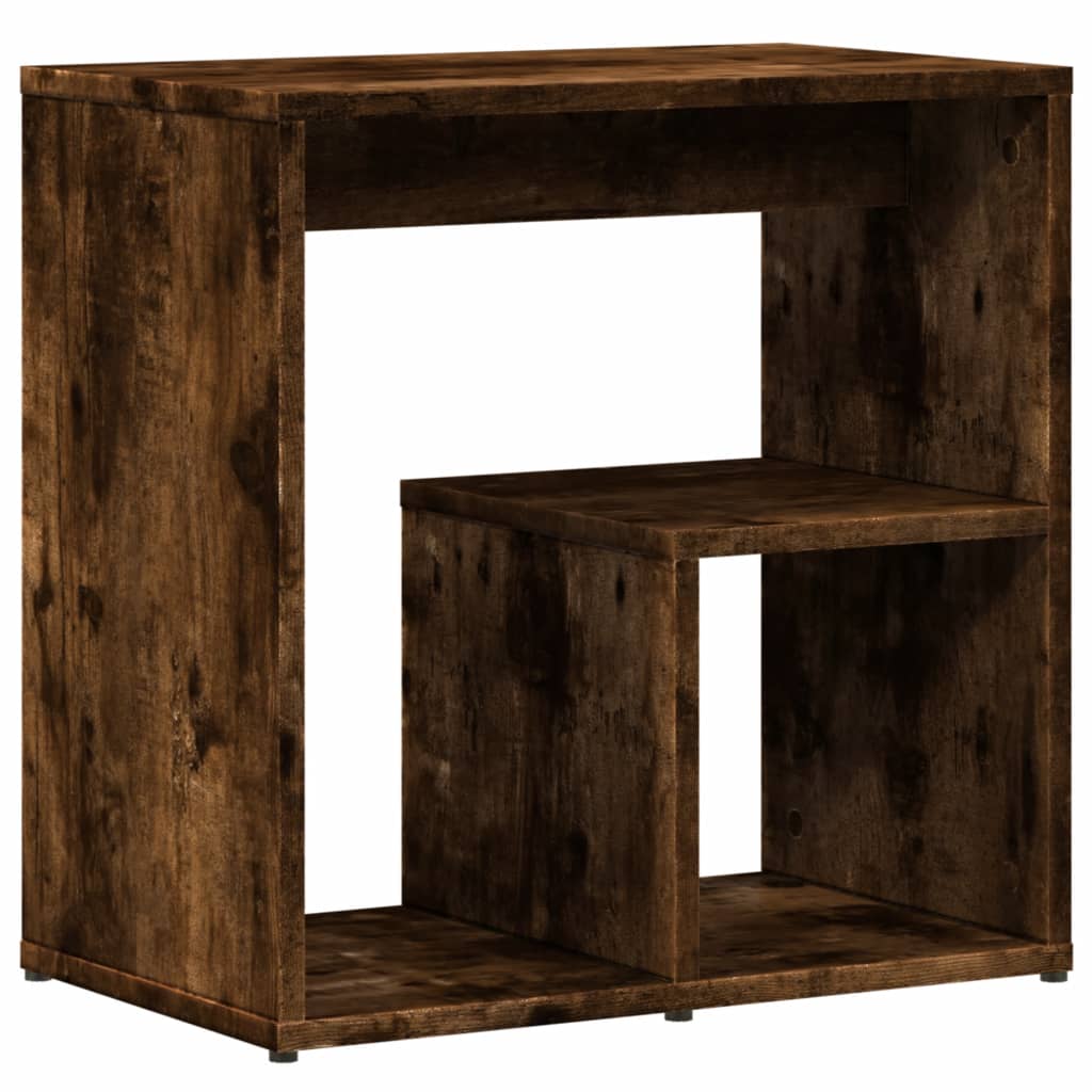 Bočni stolići 2 kom boja hrasta 50x30x50 cm konstruirano drvo