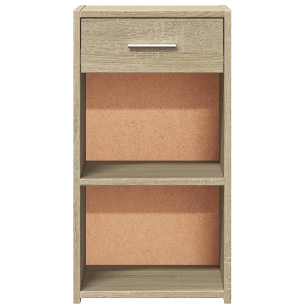 Noćni ormarići 2 kom boja hrasta 35x34x65 cm konstruirano drvo
