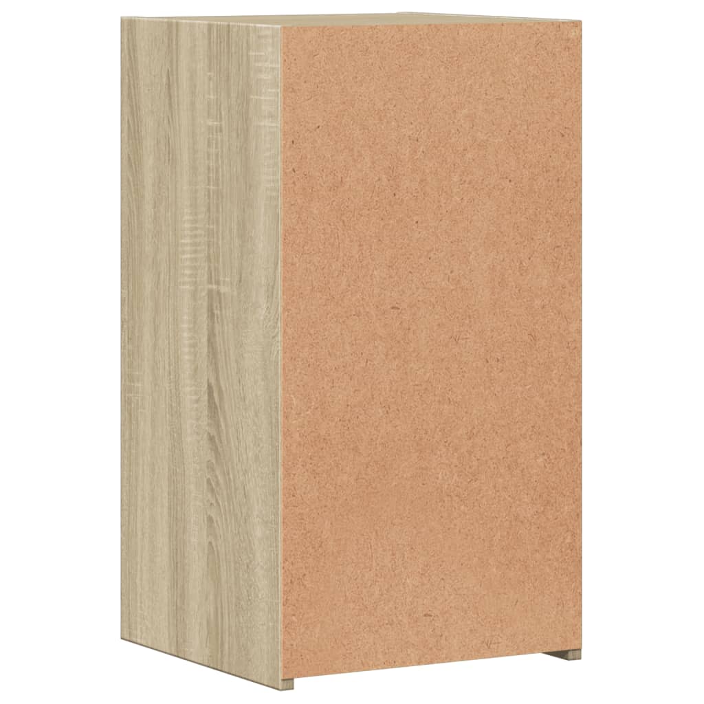 Noćni ormarići 2 kom boja hrasta 35x34x65 cm konstruirano drvo