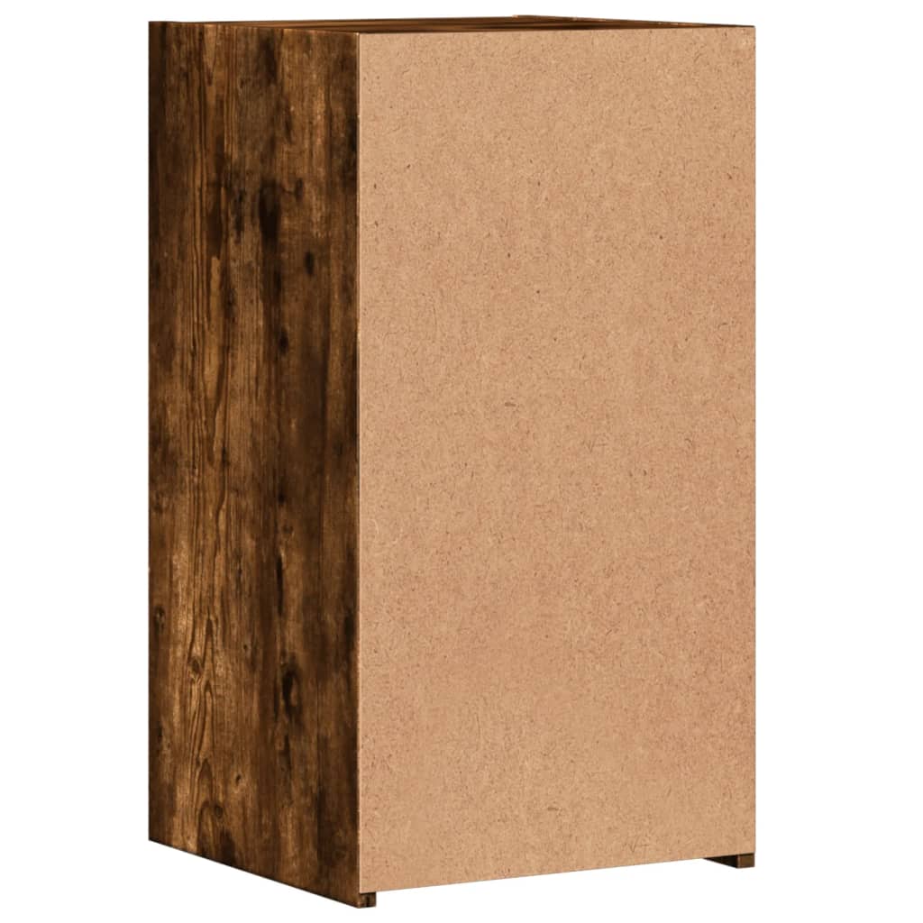 Noćni ormarići 2 kom boja hrasta 35x34x65 cm konstruirano drvo