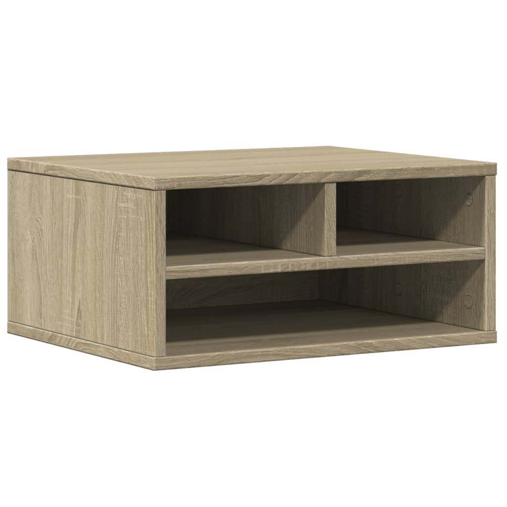 Stalak za pisač boja hrasta 49x40x22,5 cm konstruirano drvo