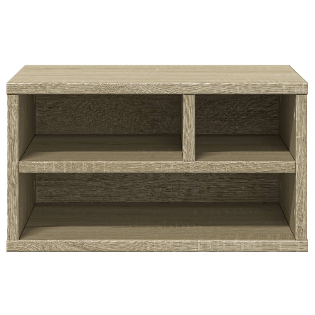 Stalak za pisač boja hrasta 40 x 32 x 22,5 cm konstruirano drvo