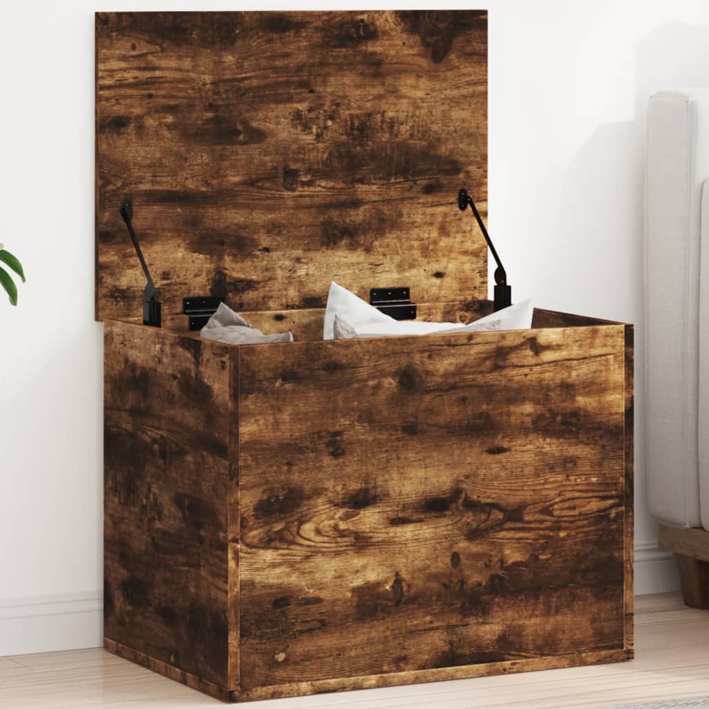 Kutija za pohranu boja hrasta 60x42x46 cm konstruirano drvo