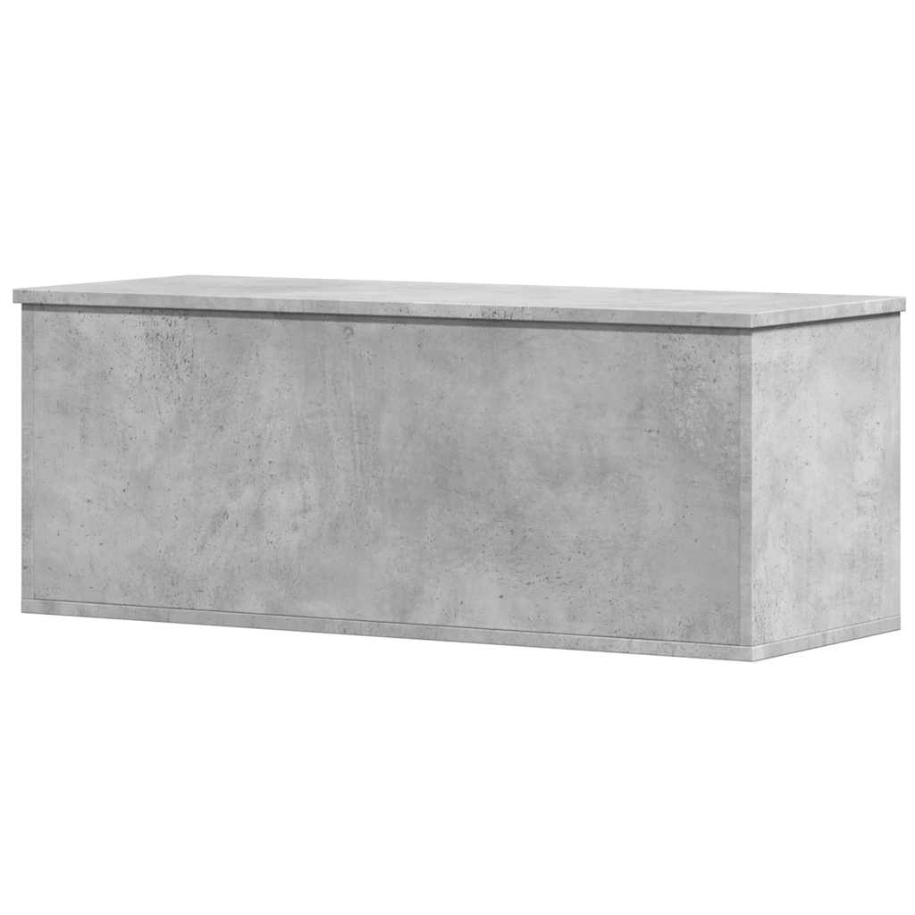 Kutija za pohranu boja betona 90 x 35 x 35 cm konstruirano drvo