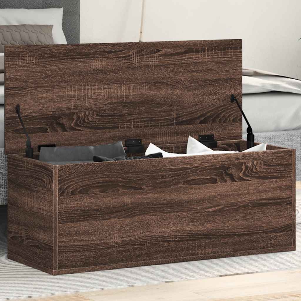 Kutija za pohranu boja hrasta 90 x 35 x 35 cm konstruirano drvo