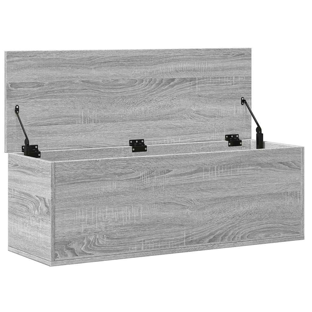 Kutija za pohranu boja hrasta 102x35x35 cm konstruirano drvo