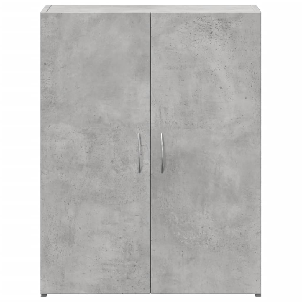Ormarić za spise boja betona 60x32x77,5 cm konstruirano drvo