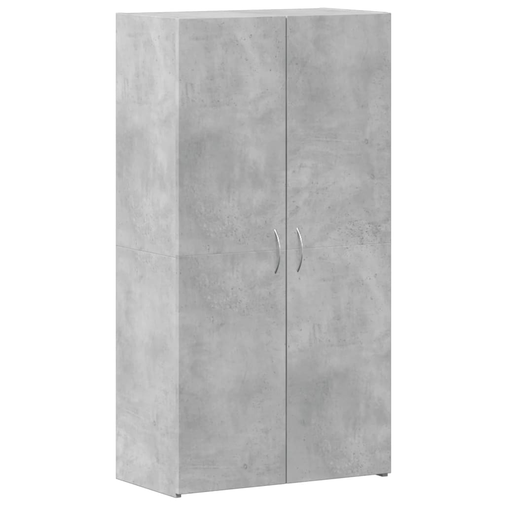 Ormarić za spise boja betona 60x32x115 cm konstruirano drvo