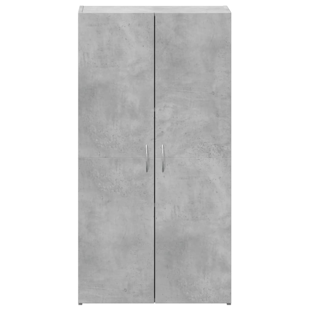 Ormarić za spise boja betona 60x32x115 cm konstruirano drvo