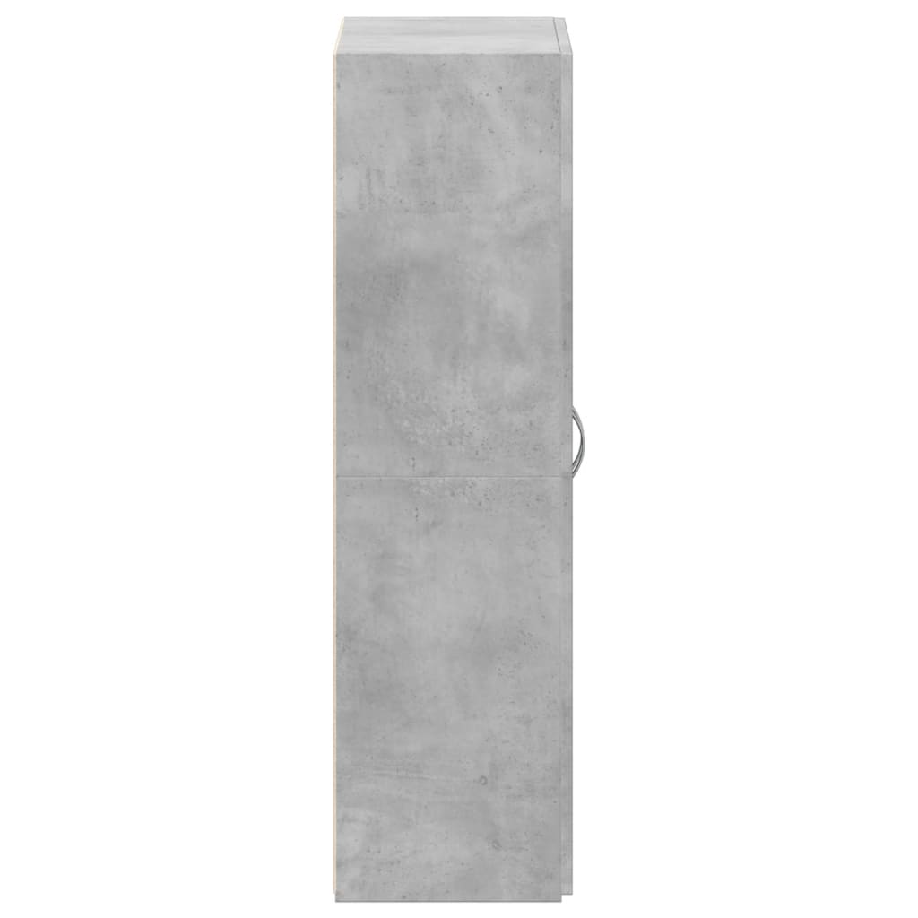 Ormarić za spise boja betona 60x32x115 cm konstruirano drvo