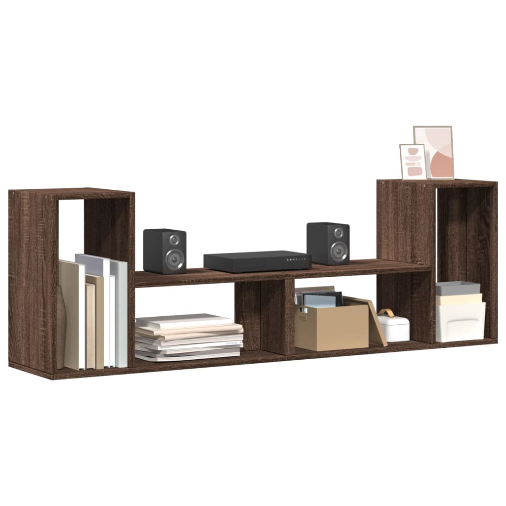 TV ormarići 2 kom boja hrasta 75x30x50 cm konstruirano drvo