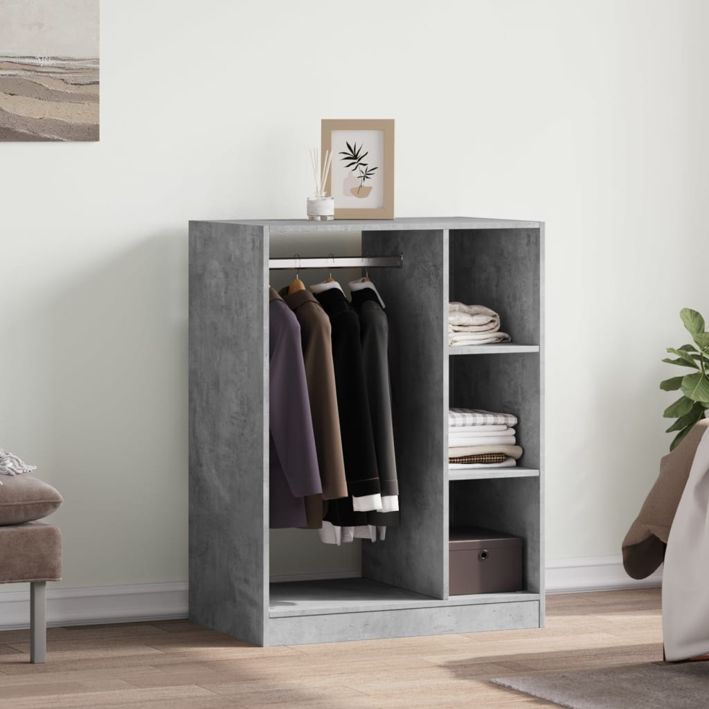 Ormar siva boja betona 77x48x102 cm od konstruiranog drva