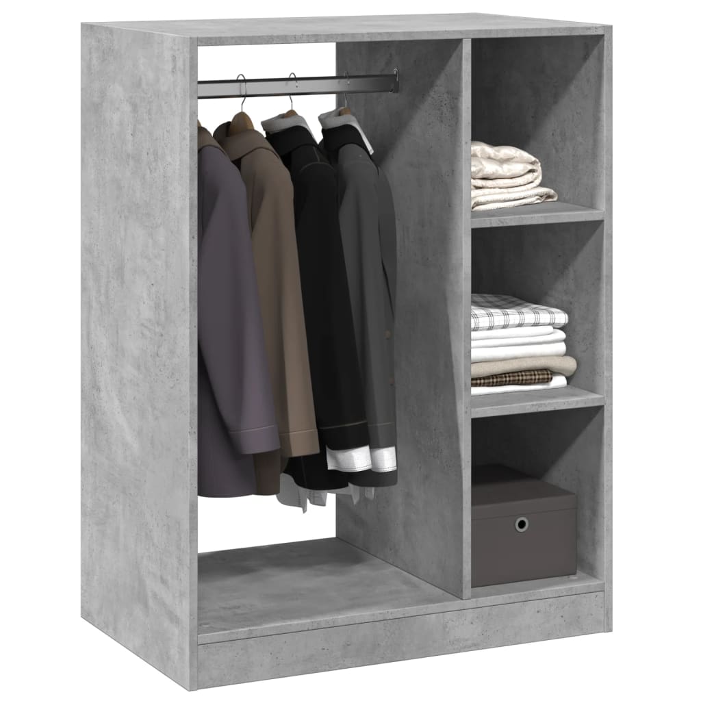 Ormar siva boja betona 77x48x102 cm od konstruiranog drva