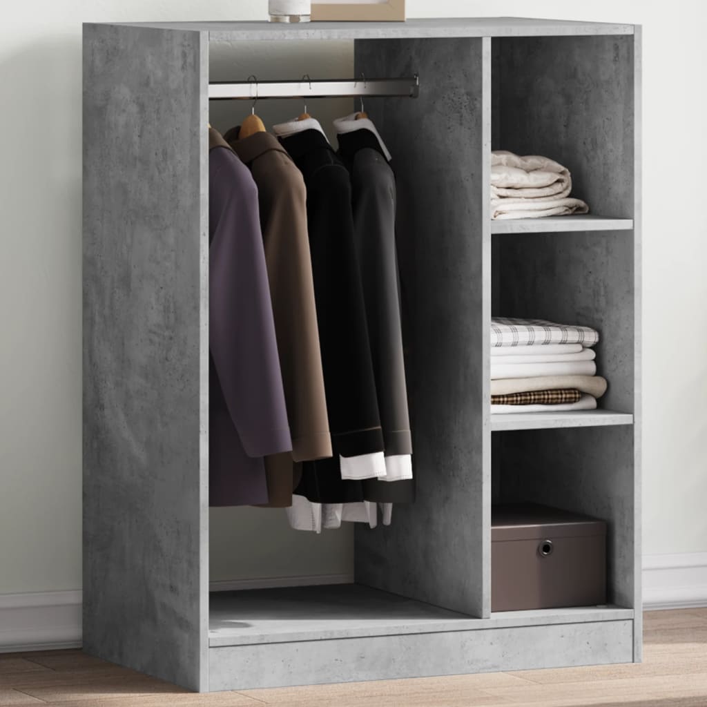 Ormar siva boja betona 77x48x102 cm od konstruiranog drva
