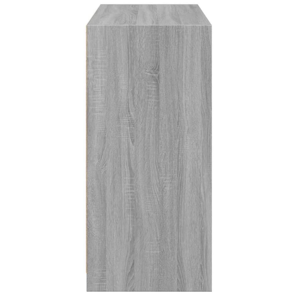 Ormar siva boja hrasta 77x48x102 cm od konstruiranog drva