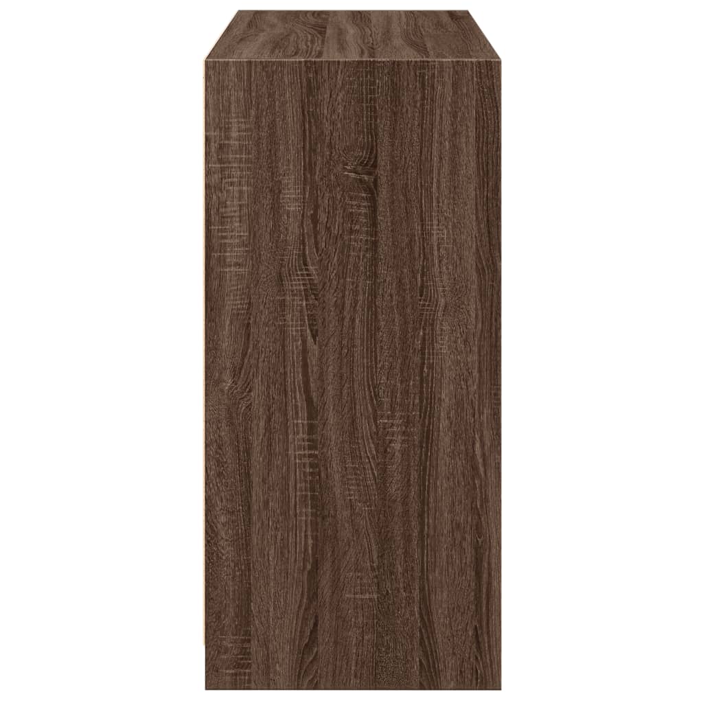 Ormar smeđa boja hrasta 77 x 48 x 102 cm od konstruiranog drva