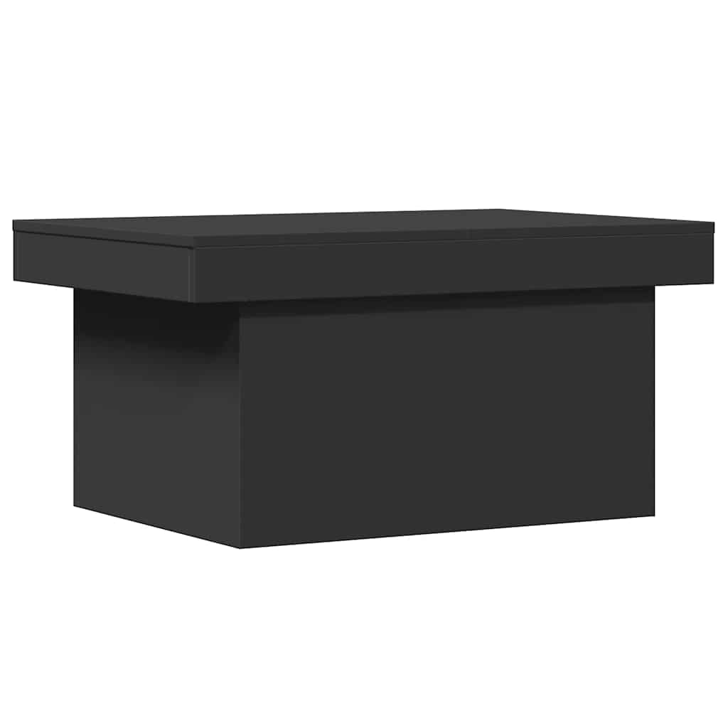 Stolić za kavu crni 100 x 55 x 40 cm od konstruiranog drva