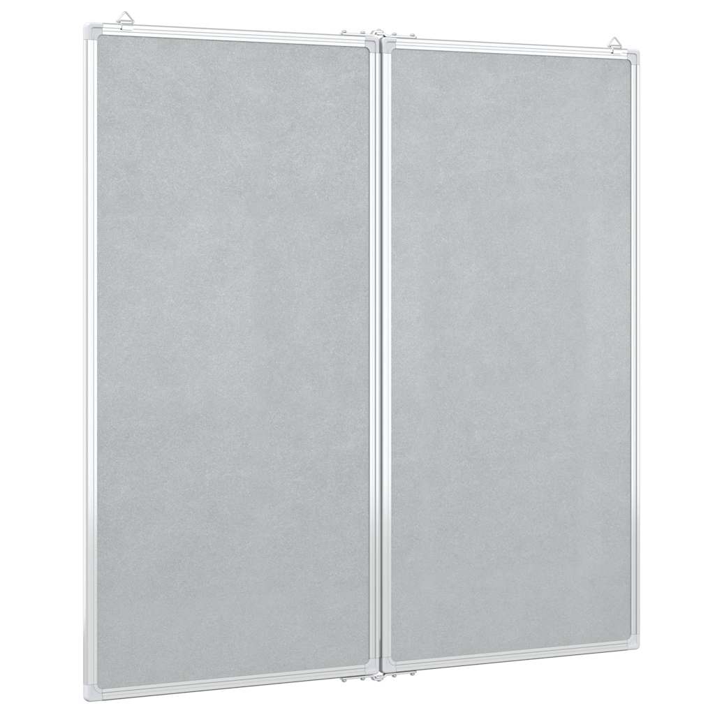 Magnetna bijela ploča sklopiva 100 x 100 x 1,7 cm aluminijska