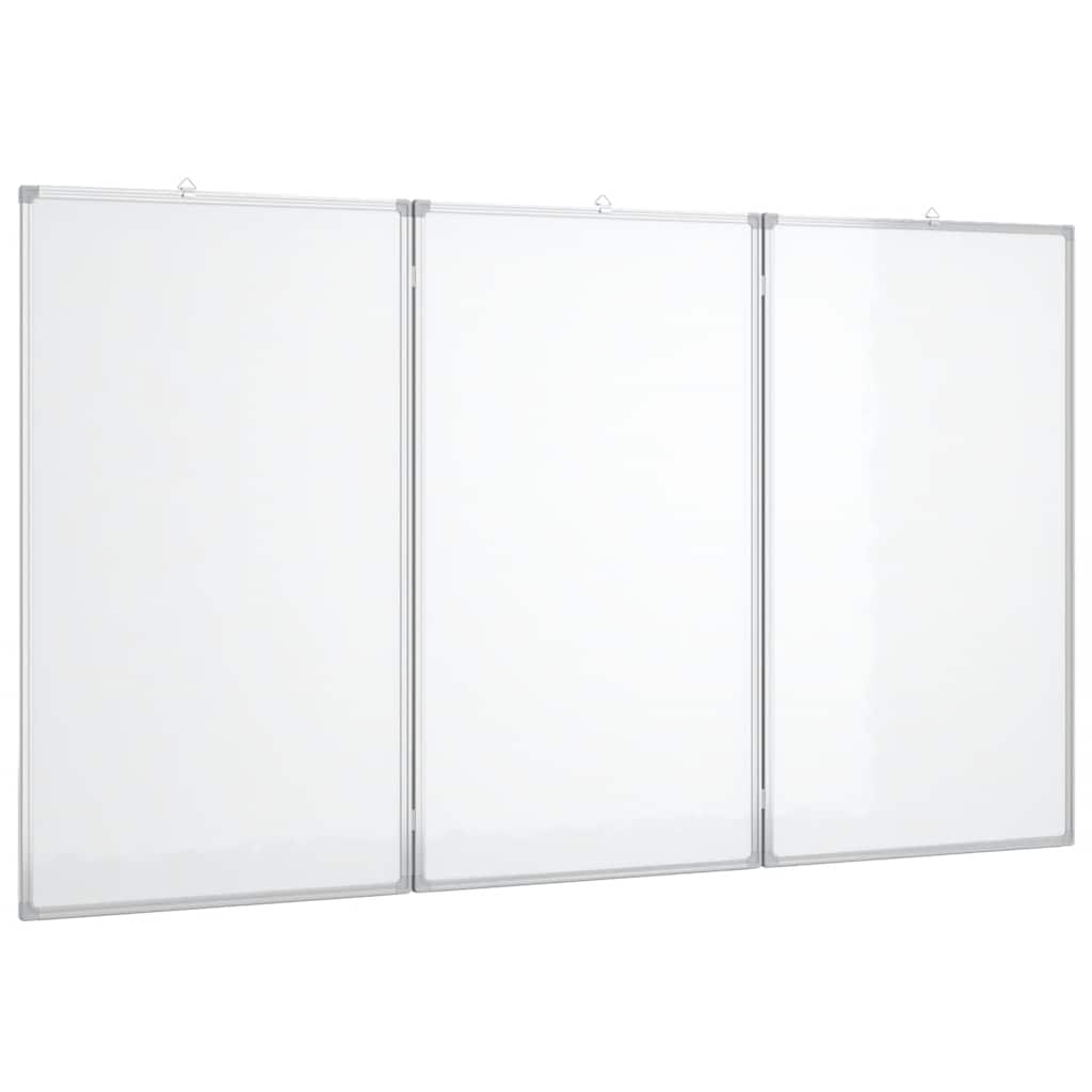 Magnetna bijela ploča sklopiva 120 x 100 x 1,7 cm aluminijska