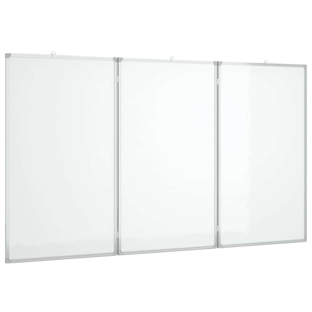 Magnetna bijela ploča sklopiva 150 x 100 x 1,7 cm aluminijska