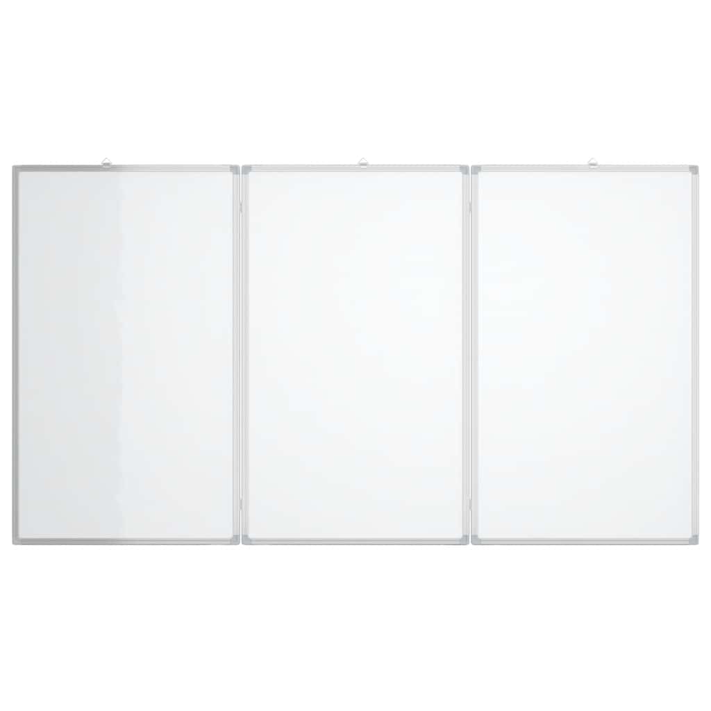 Magnetna bijela ploča sklopiva 180 x 80 x 1,7 cm aluminijska