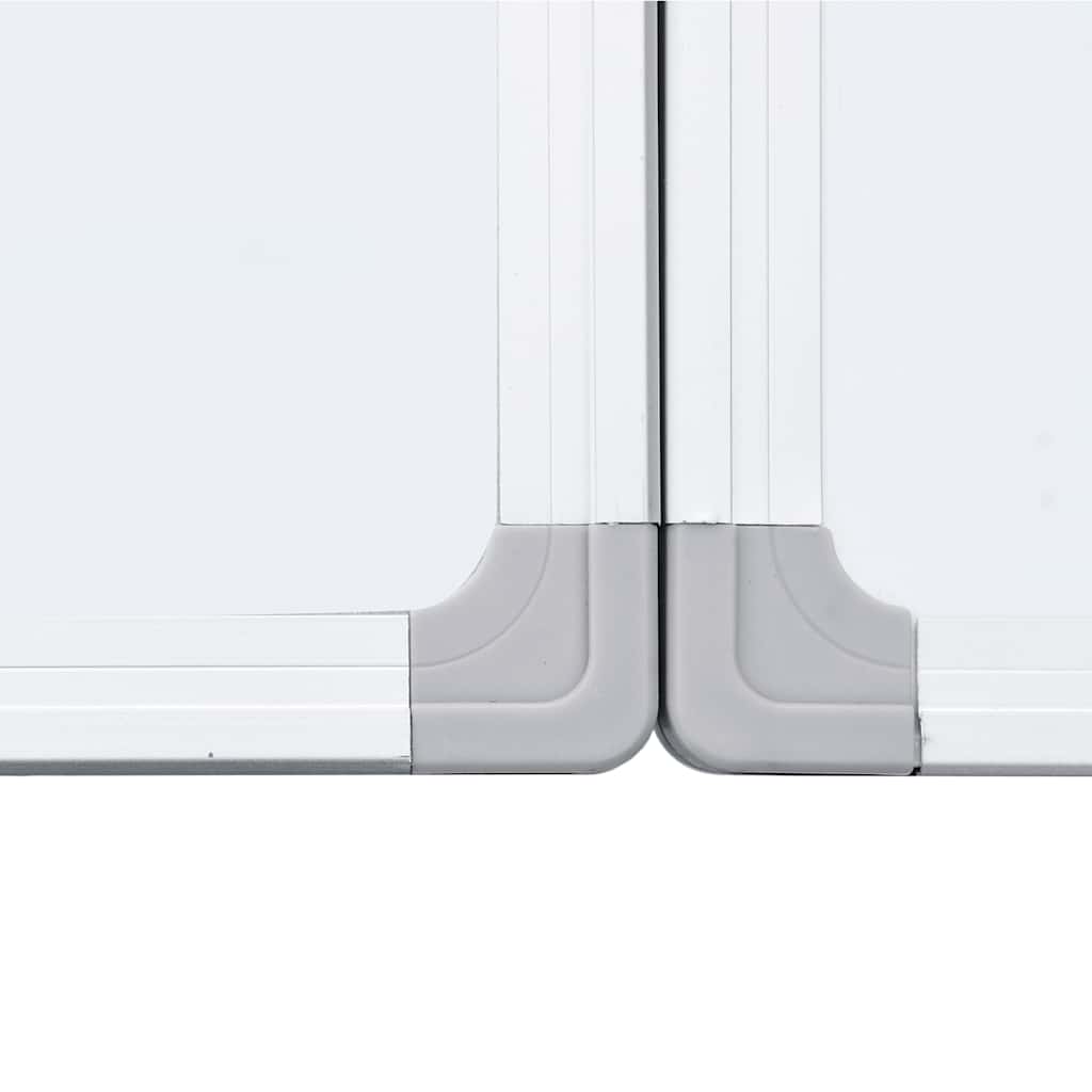 Magnetna bijela ploča sklopiva 180 x 80 x 1,7 cm aluminijska
