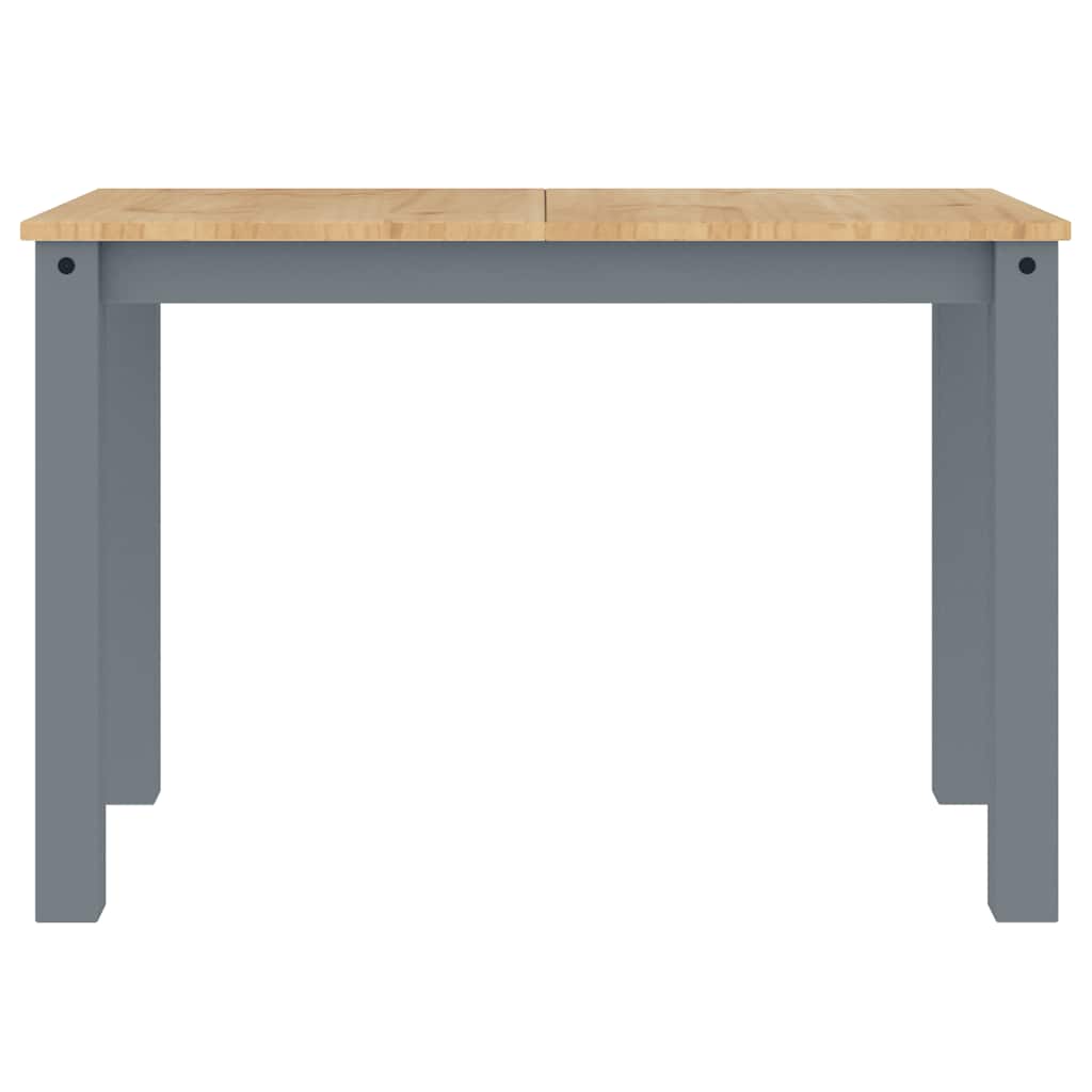Blagovaonski stol PANAMA sivi 112x60x75 cm od masivne borovine