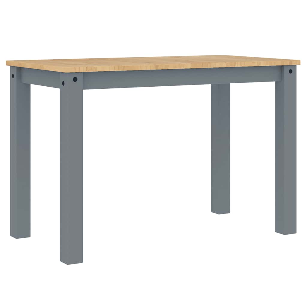 Blagovaonski stol PANAMA sivi 112x60x75 cm od masivne borovine