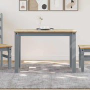 Blagovaonski stol PANAMA sivi 112x60x75 cm od masivne borovine