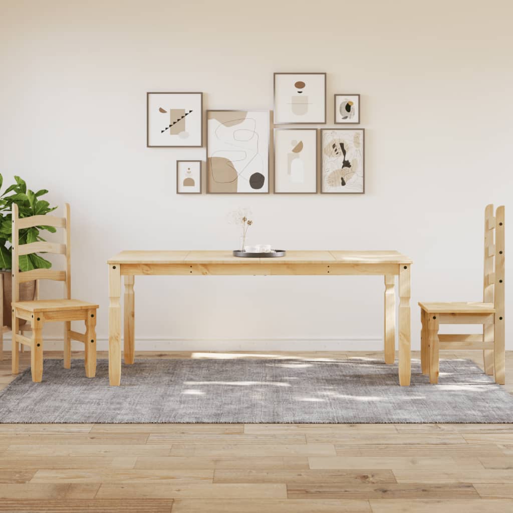 Blagovaonski stol Corona 180x90x75 cm od masivne borovine