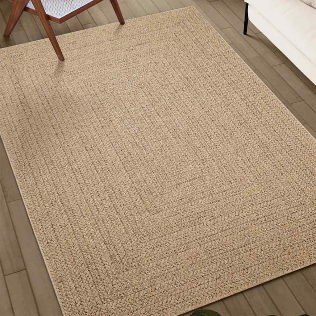 Tepih ZIZUR 200 x 200 cm s izgledom jute unutarnji i vanjski