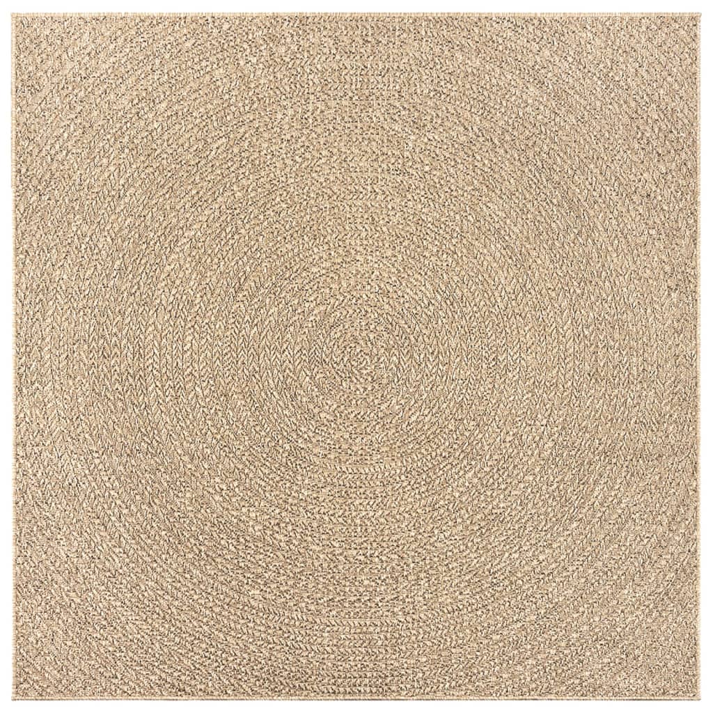 Tepih ZIZUR 240 x 240 cm s izgledom jute unutarnji i vanjski