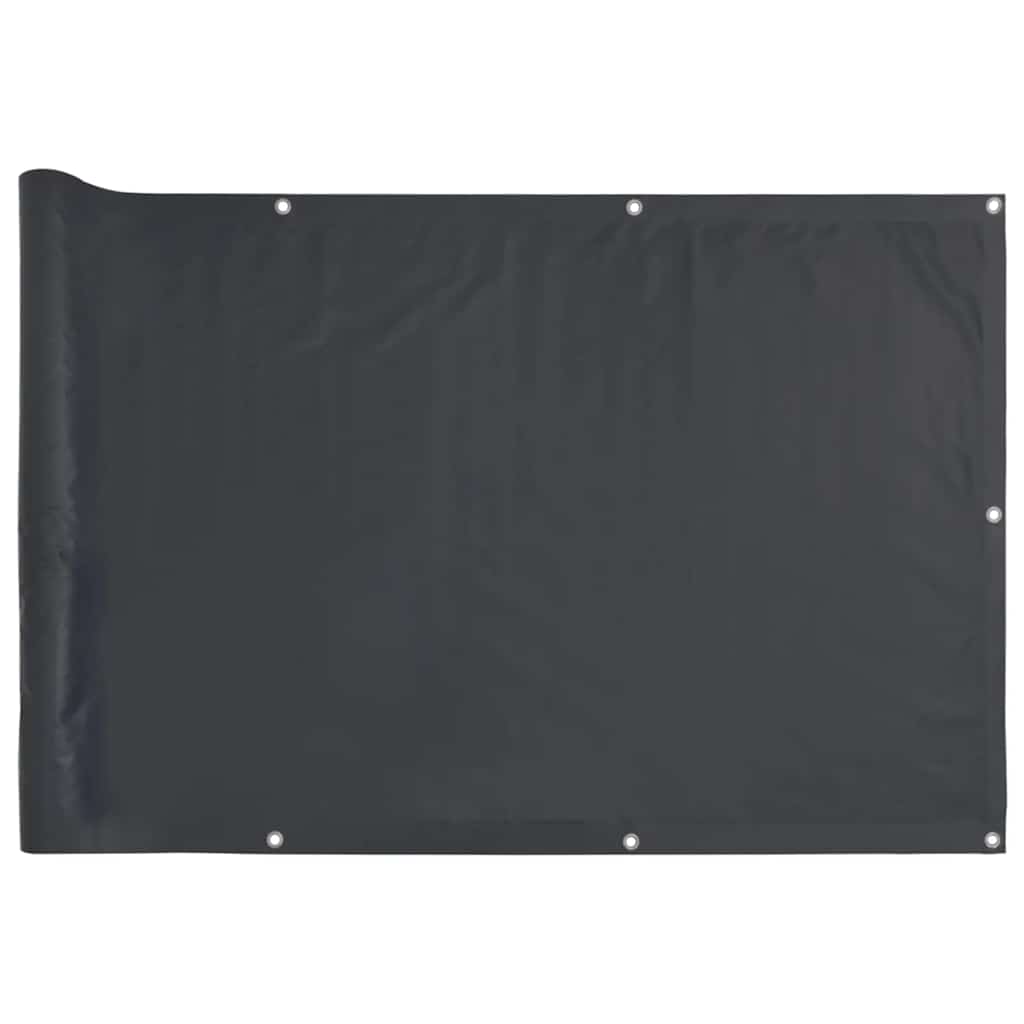 Balkonski zaslon za privatnost antracit 300 x 120 cm PVC