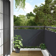 Balkonski zaslon za privatnost antracit 400 x 120 cm PVC