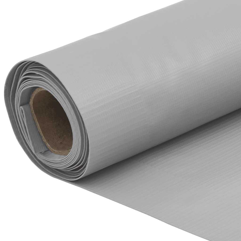 Balkonski zaslon za privatnost sivi 700 x 120 cm PVC