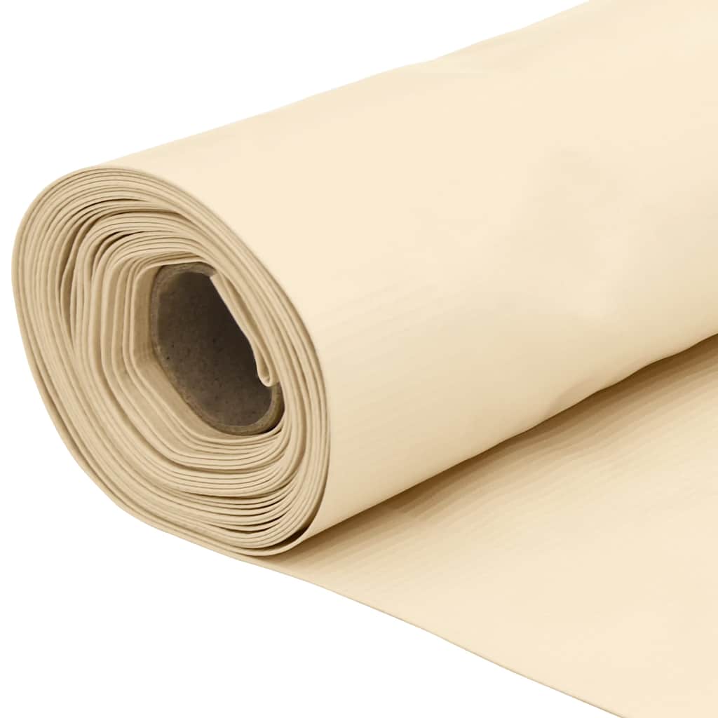 Balkonski zaslon za privatnost krem 300 x 120 cm PVC